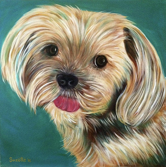 Molly Painting by Suzette Castro - Fine Art America