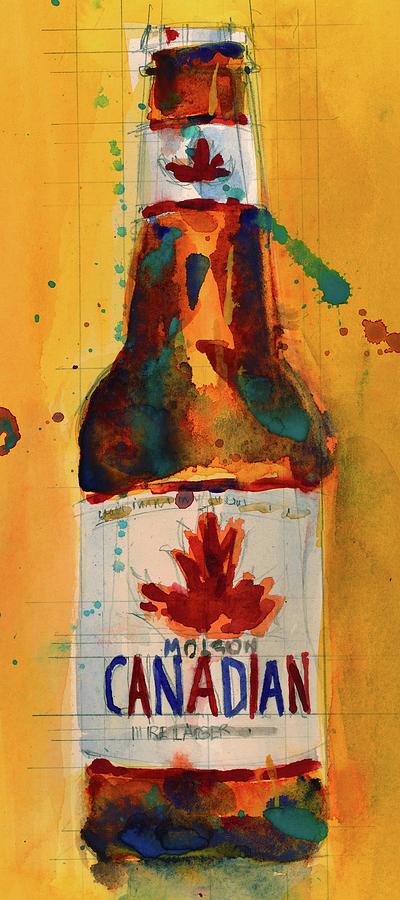 Molson Canadian Beer Painting