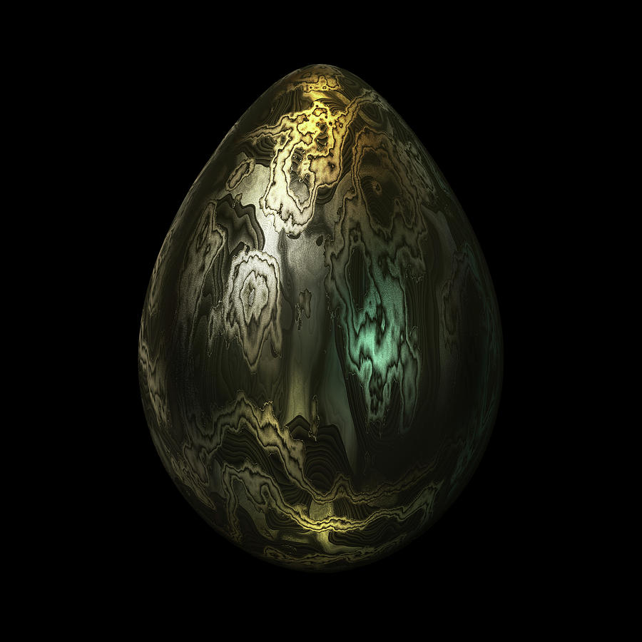 Molten Metal Egg Digital Art by Hakon Soreide