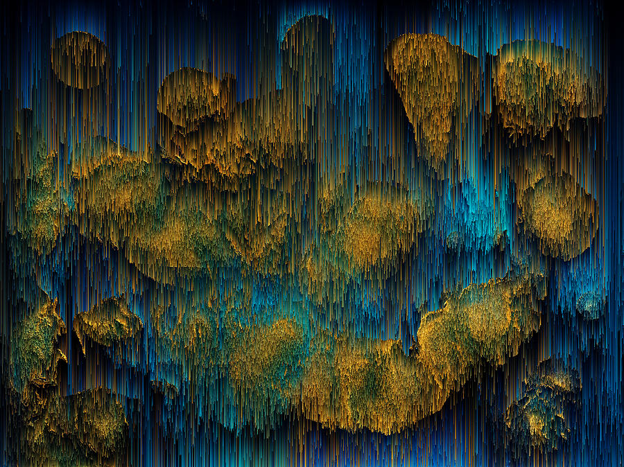 Molten - Pixel Art Digital Art by Jennifer Walsh