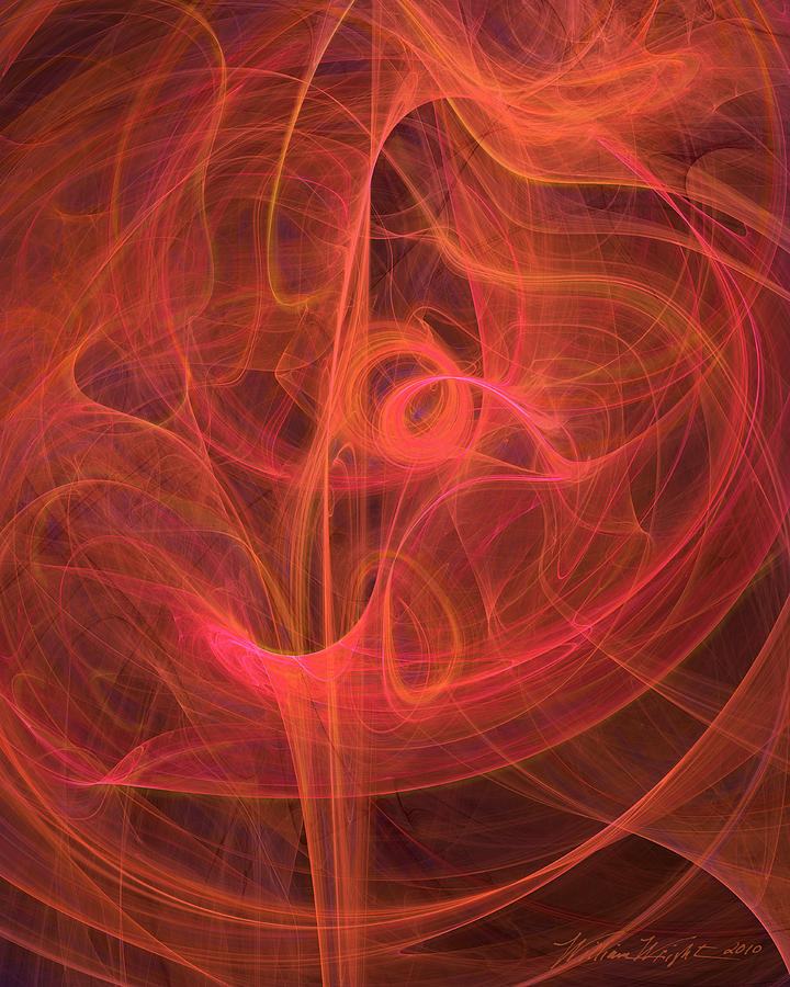 Abstract Digital Art - Molten by William Wright