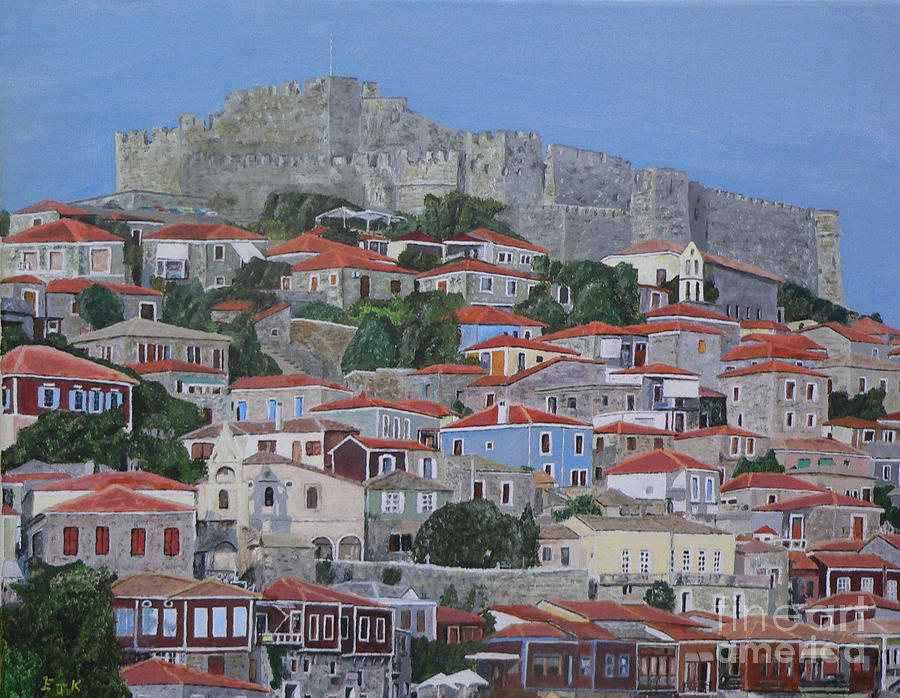 Tree Painting - Molyvos II by Eric Kempson