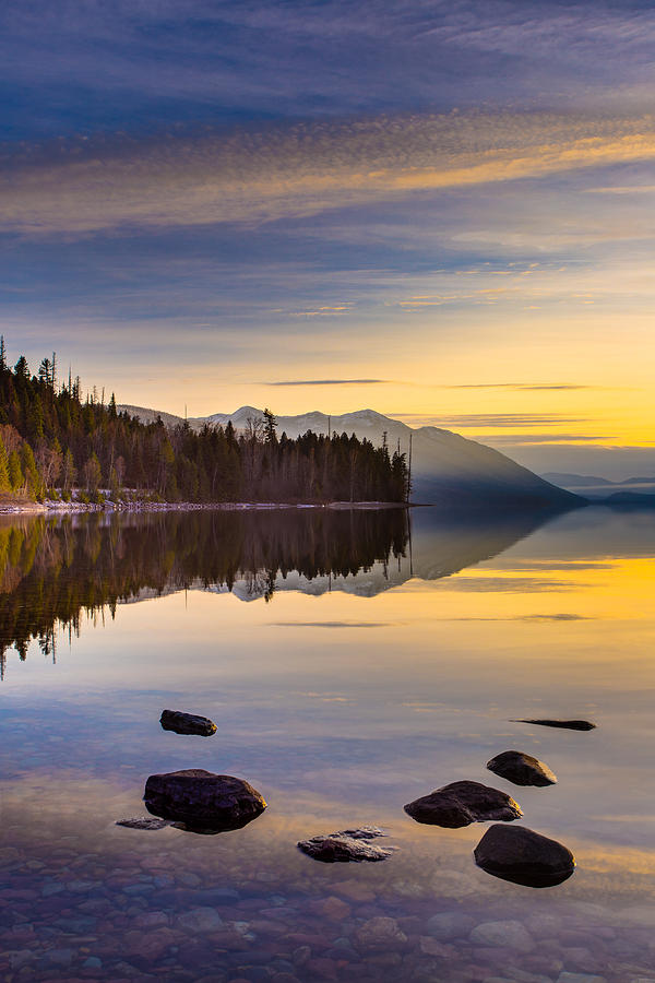 Glacier National Park Photograph - Moment of Tranquility by Adam Mateo Fierro