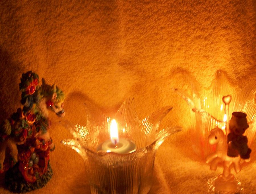 Moments By Candlelight Photograph by Lila Mattison