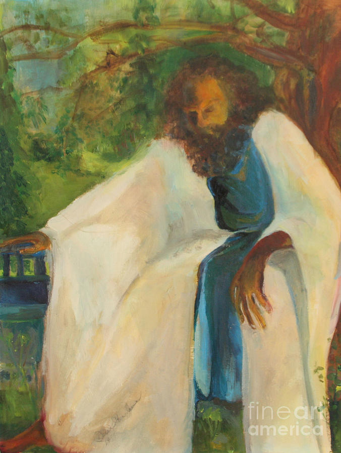 Moments in Gethsemane Painting by Daun Soden-Greene