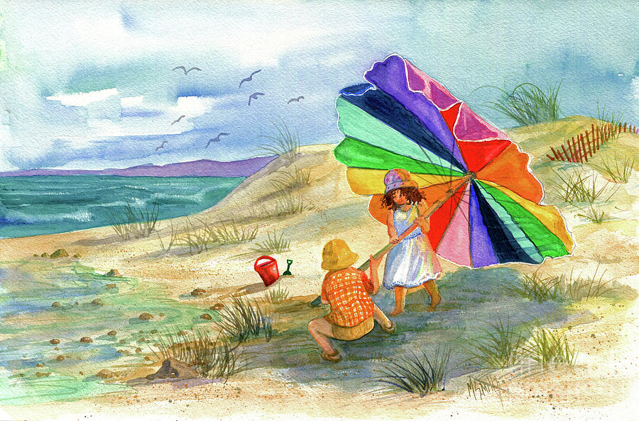 Beach Painting - Moments To Remember by Marilyn Smith