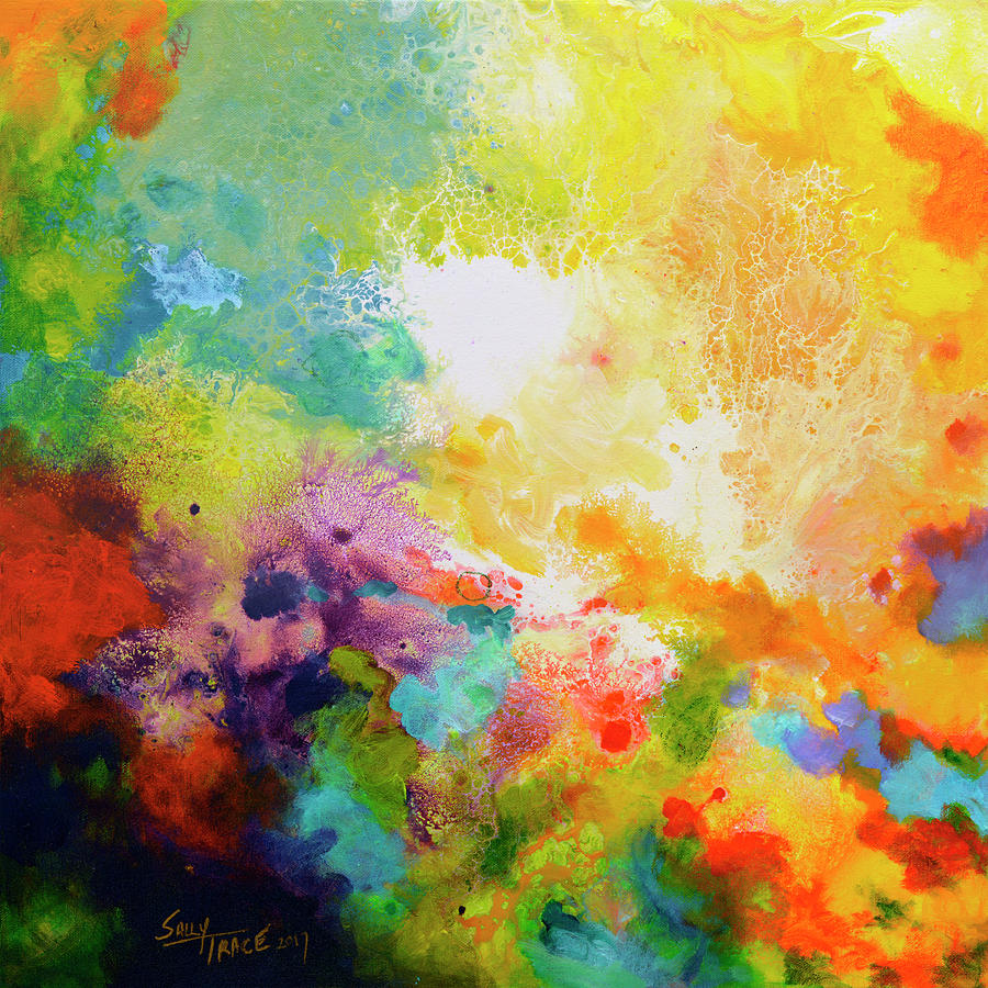 Momentum, Canvas One Painting by Sally Trace