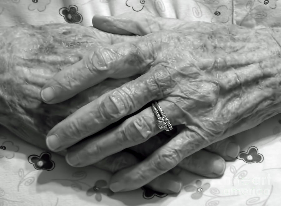 Mommas Hands Photograph by D Hackett