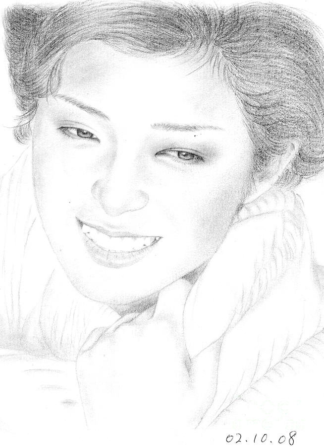 Momoe Yamaguchi Drawing by Eliza Lo
