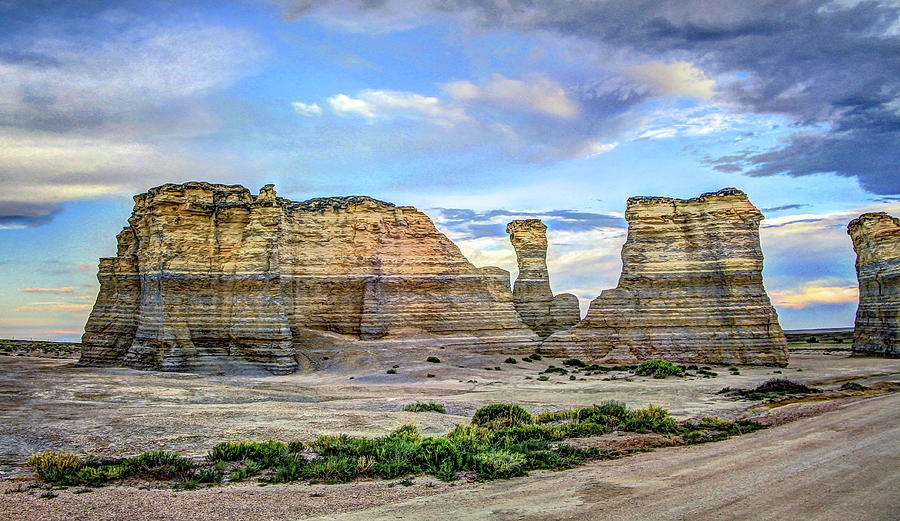 Momument Rocks in Kansas Photograph by Jackie Eatinger - Fine Art America