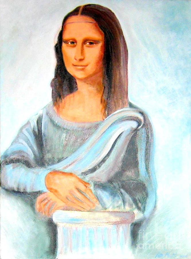 mona lisa - la Gioconda Painting by Patty Meotti