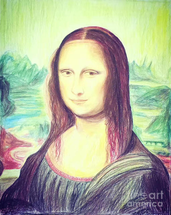 My daughter asked me to draw Mona Lisa. Having 0 artistic skill she turned  out looking like Vladimir Putin : r/Wellthatsucks