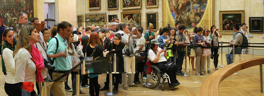 Mona Lisa Photograph - Mona Lisa Reflected by Stephen Farley Mona Lisa Photograph - Mona Lisa Reflected by Stephen Farley