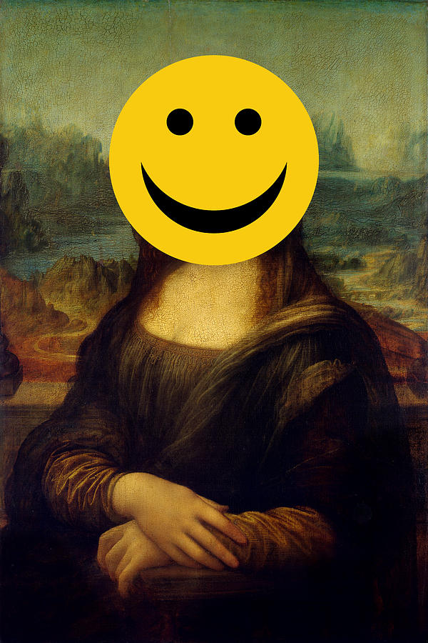 Mona Lisa Smiley Digital Art by Attila Meszlenyi