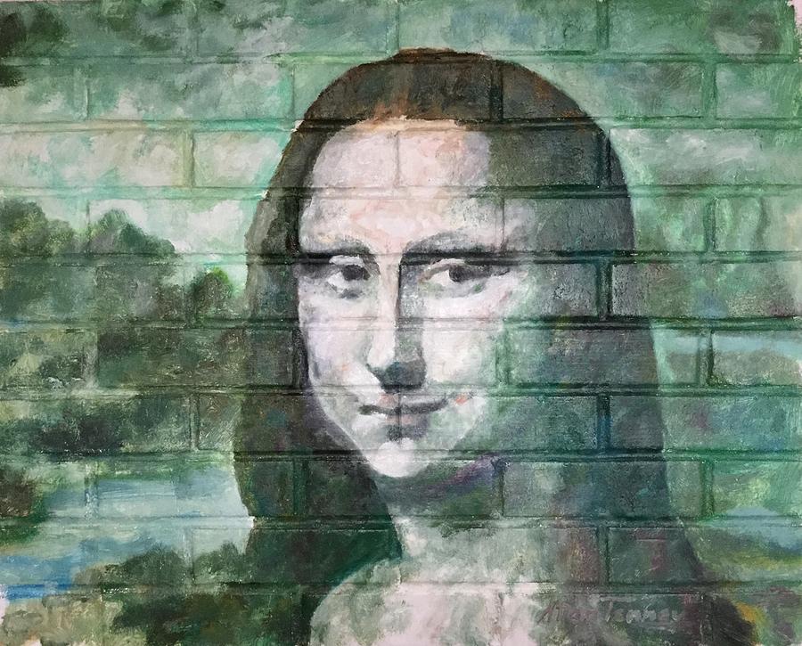 Mona Lisa  Painting by Stan Tenney