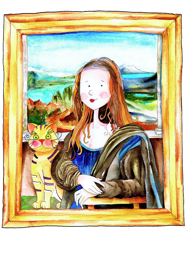 Mona Luisa Painting by Isabel Salvador