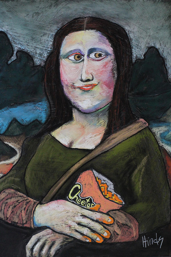 Mona on break Painting by David Hinds