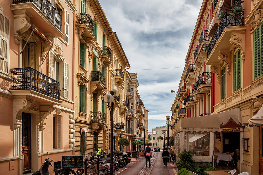 Monaco Apartment Buildings Along Rue De Millo Photograph by Artur Bogacki