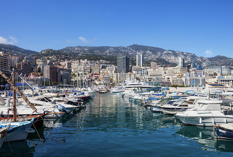 Monaco Monte Carlo Cityscape From Port Hercule Photograph by Artur Bogacki