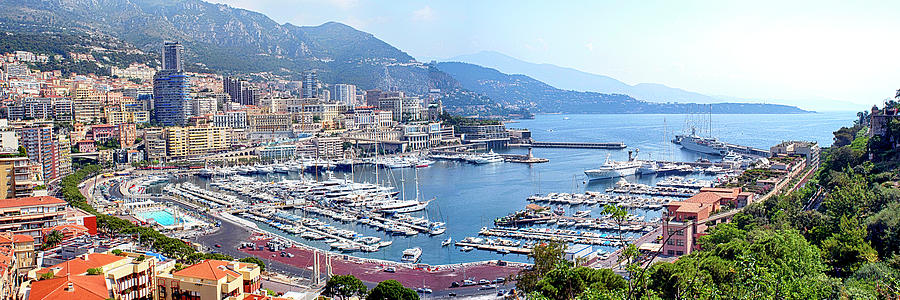 Monaco Panoramic Photograph by Chris Smith