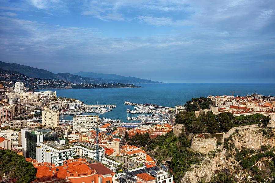 Monaco Principality at Mediterranean Sea Photograph by Artur Bogacki