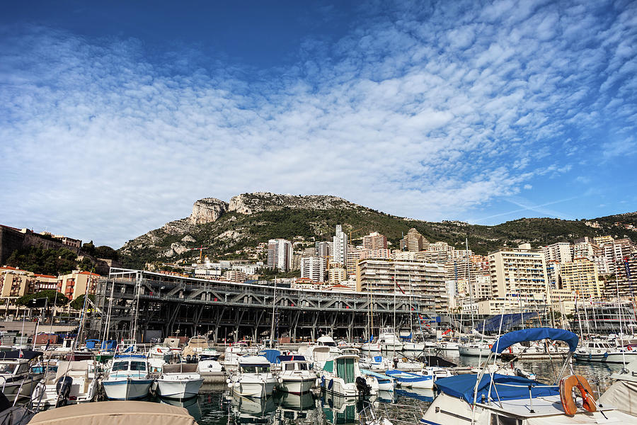 Monaco Skyline From Port Hercules Photograph by Artur Bogacki