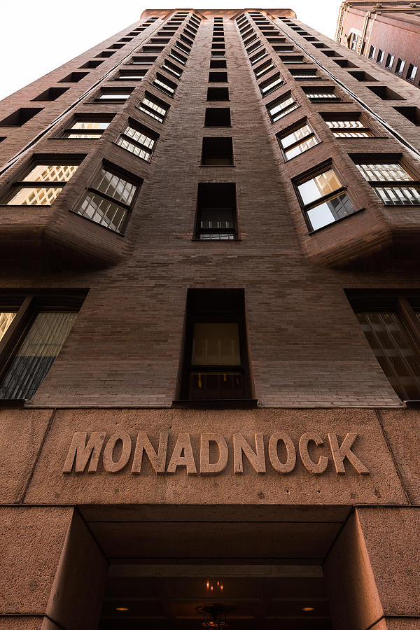 Chicago Photograph - Monadnock Building Chicago by Steve Gadomski