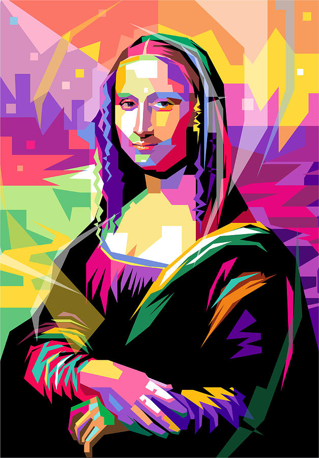 monalisa digital painting