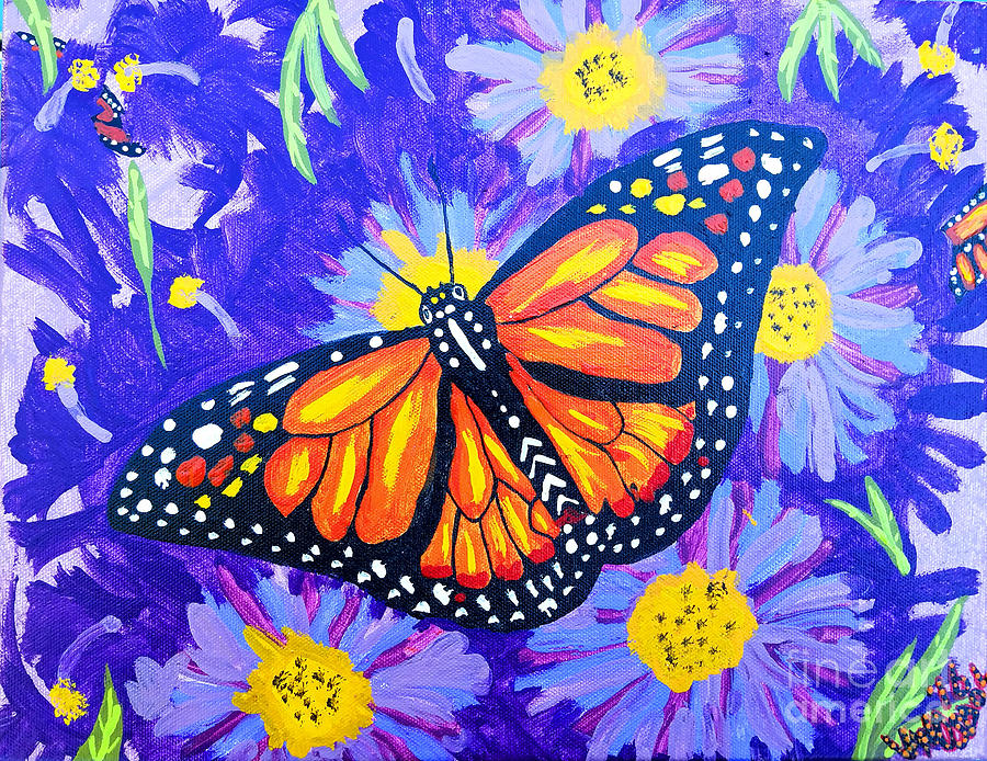 Monarch Butterfly Painting by Scott D Van Osdol | Fine Art America