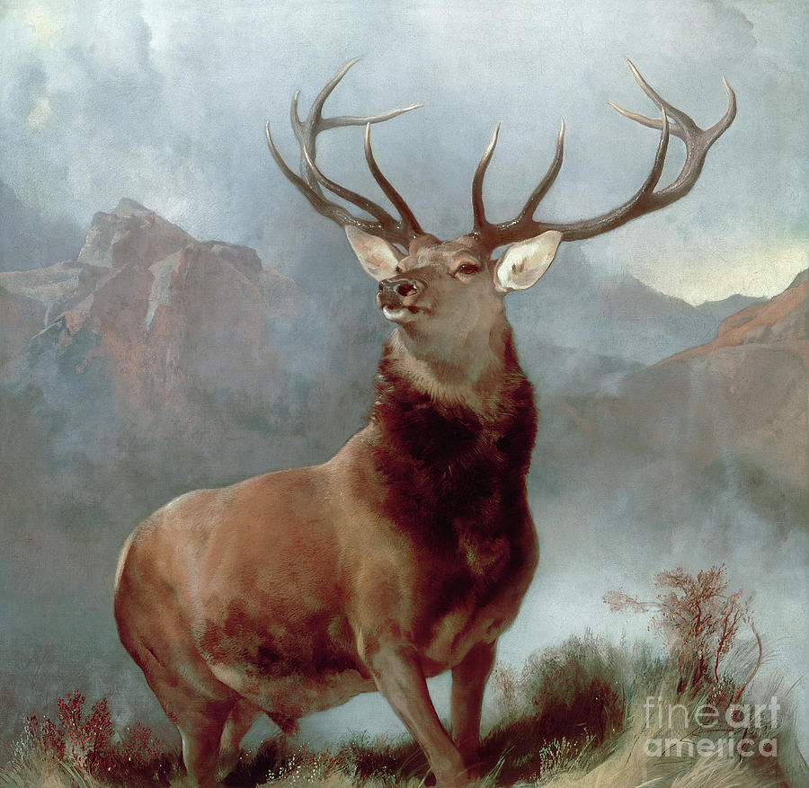 Monarch Painting - Monarch of the Glen by Sir Edwin Landseer