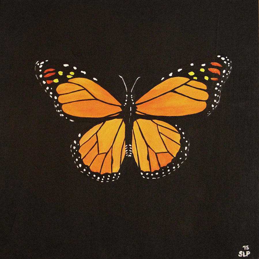 Butterfly Painting - Monarch by Shelby Pratt