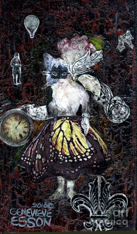 Steampunk Faerie Mixed Media by Genevieve Esson