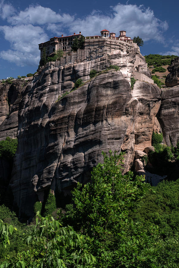 Monastery on the rock Photograph by Jaroslaw Blaminsky