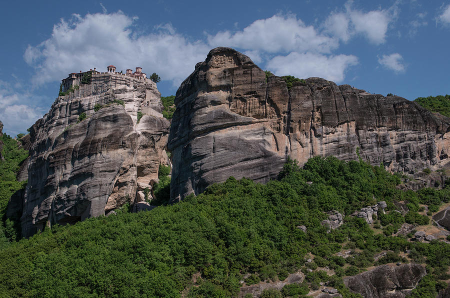 Monastery on top of the rock Photograph by Jaroslaw Blaminsky