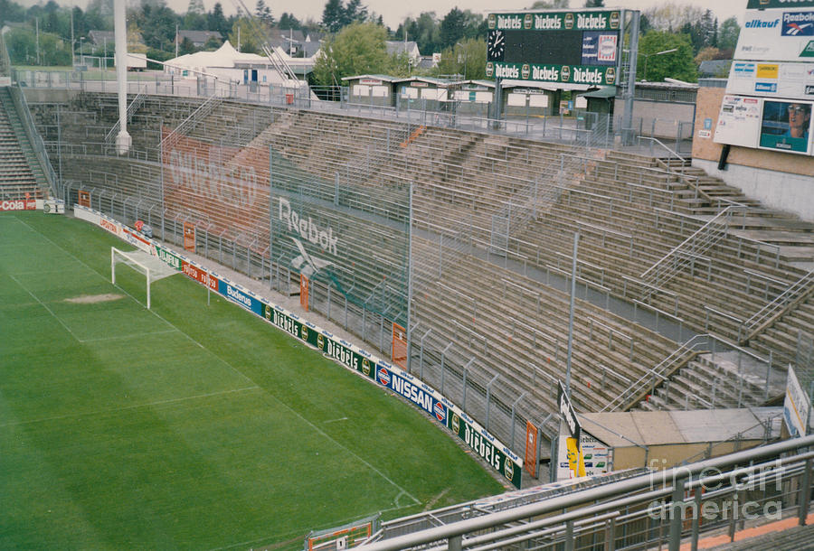 Monchengladbach - Bokelbergstadion - East Goal Stand - April 1997 Photograph by Legendary Football Grounds