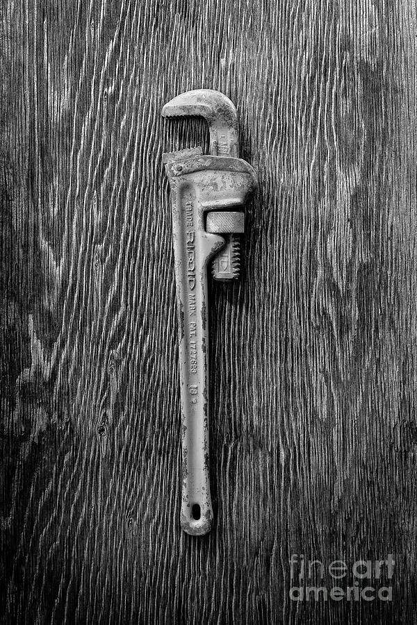 Moncky Wrench BW Photograph by YoPedro