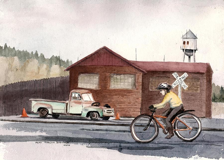 Monday commute Painting by Mimi Boothby
