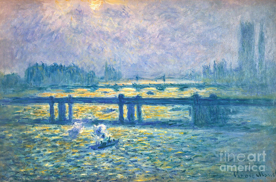 Monet: Charing Cross Photograph by Granger