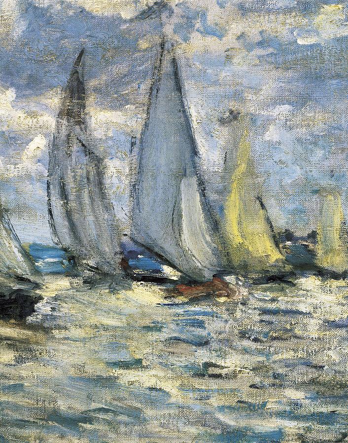 MONET, Claude 1840-1926. The Boats, or Regatta at Argenteuil Photograph by Everett
