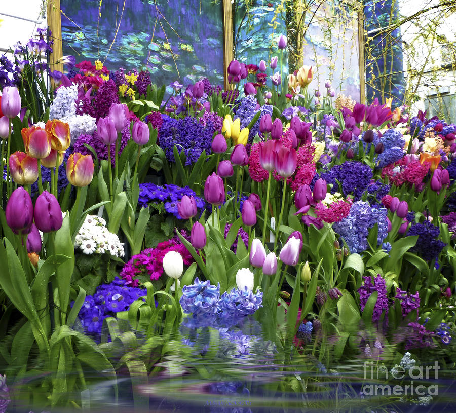 Monet Garden Inspiration1 Photograph by Dee Flouton