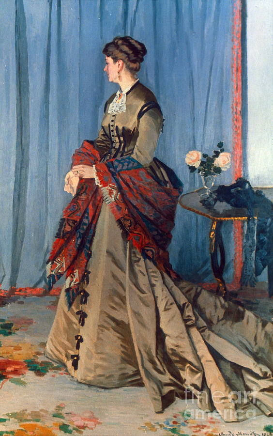 Monet: Mme Gaudibert, 1868 Photograph by Granger