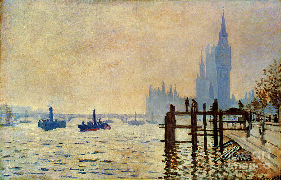 Monet: Thames, 1871 Photograph by Granger
