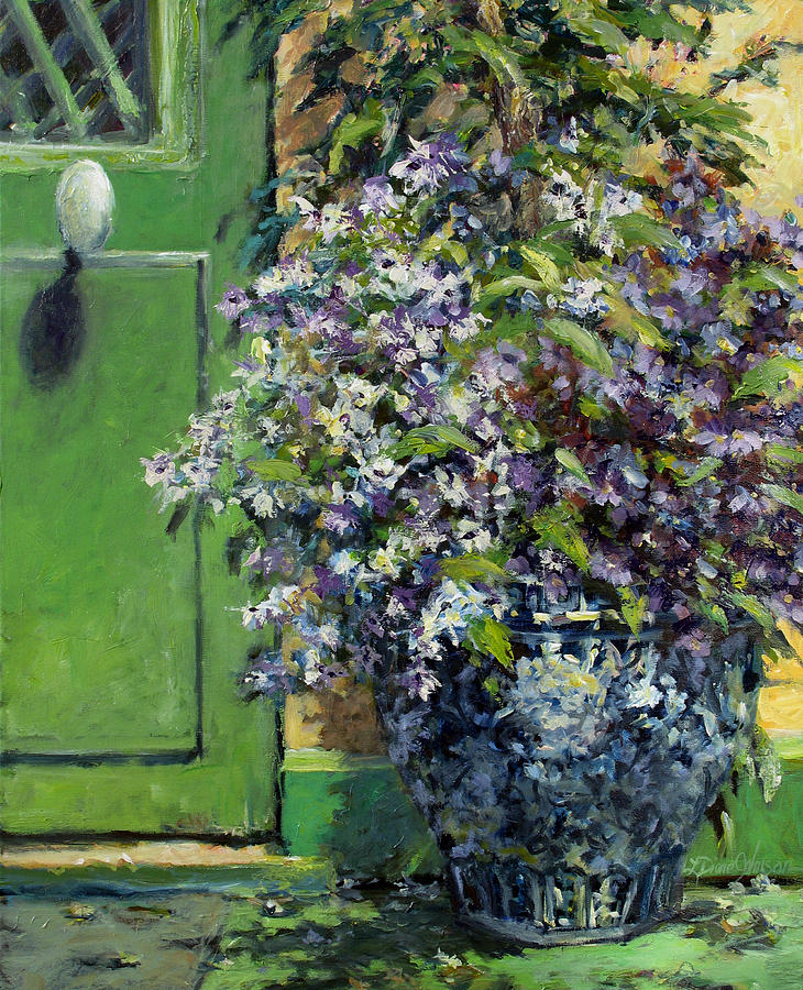Monets Entry Painting by L Diane Johnson