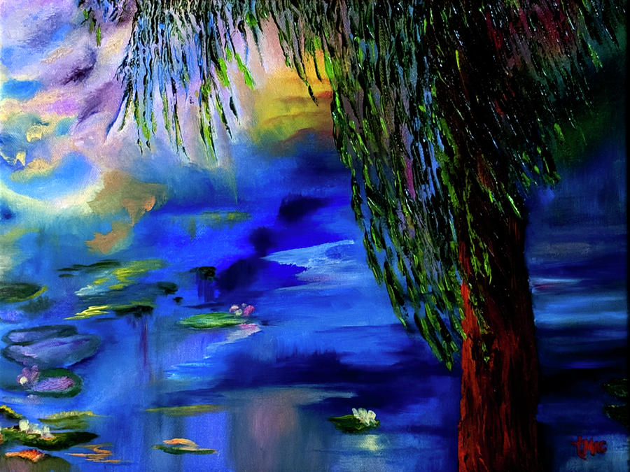 Monets Tree Painting by Terry R MacDonald