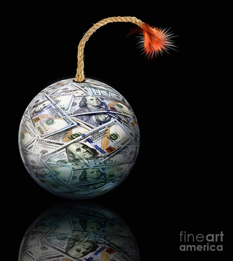 Moneyball Photograph - Money Ball on Fire. by W Scott McGill