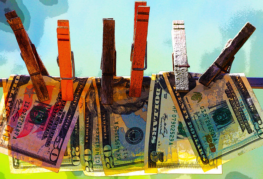 Money Laundering  Digital Art by Karon Melillo DeVega