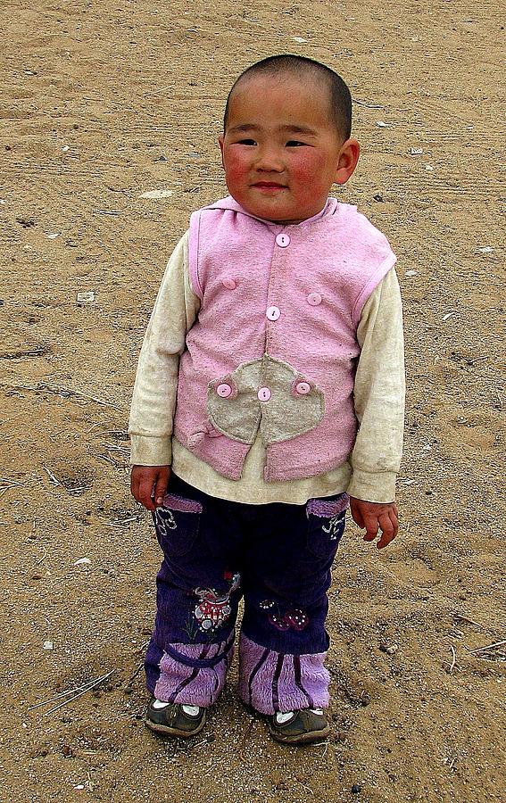 Mongolian Child Photograph by Diane Height