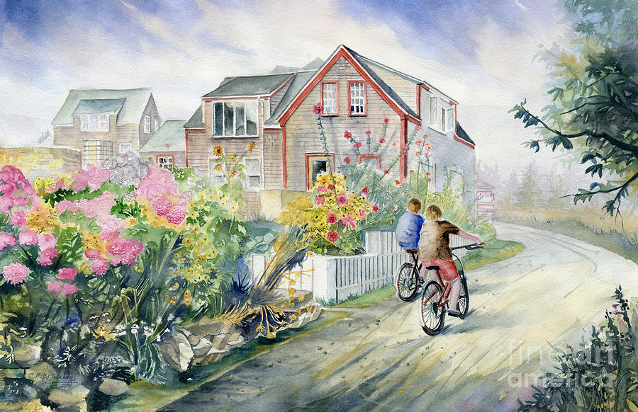 Monhegan Avenue  Painting by Melly Terpening