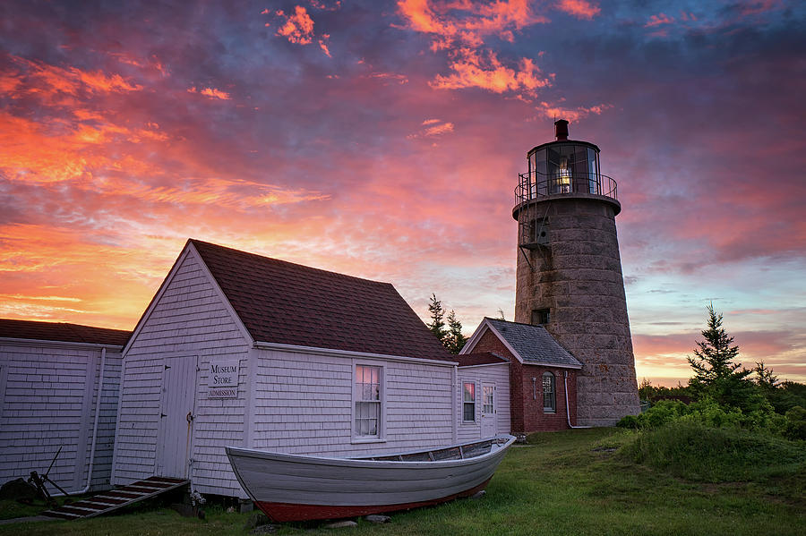 Monhegan Lighthouse Photograph by Darylann Leonard Photography