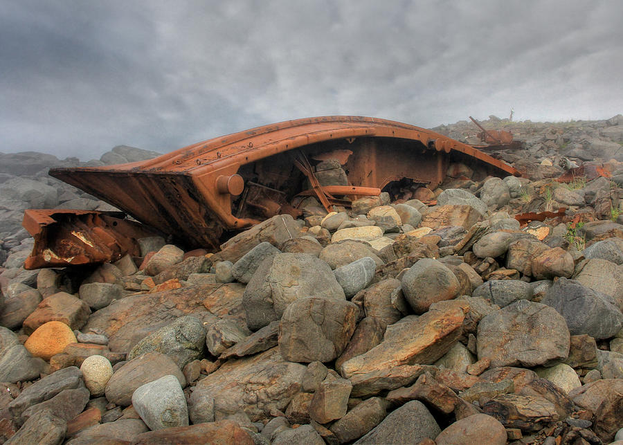 Monhegan Shipwreck Photograph by Lori Deiter
